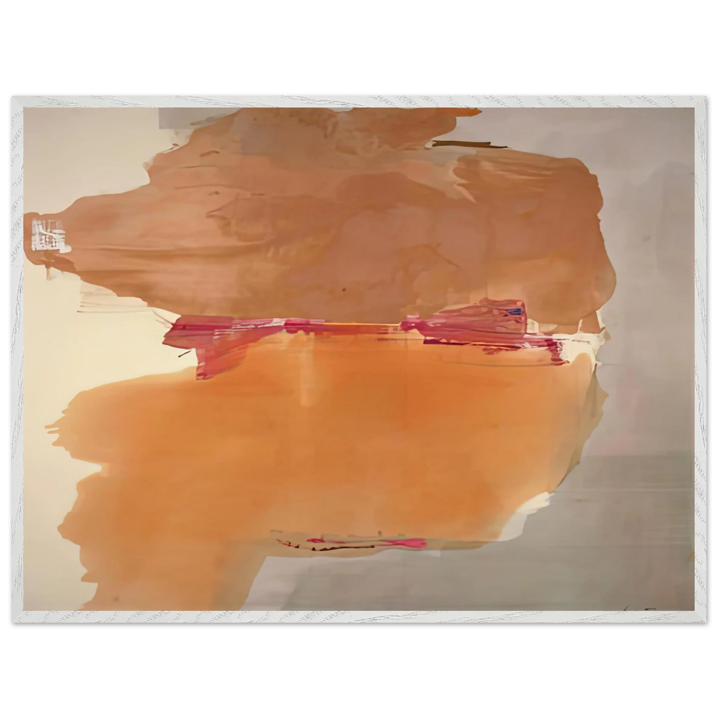Helen Frankenthaler - Sphinx, 1976- Wall Art - 30x40 cm / 12x16 inches - Premium Wooden Framed Poster With Fine Art Paper-canvas - White frame