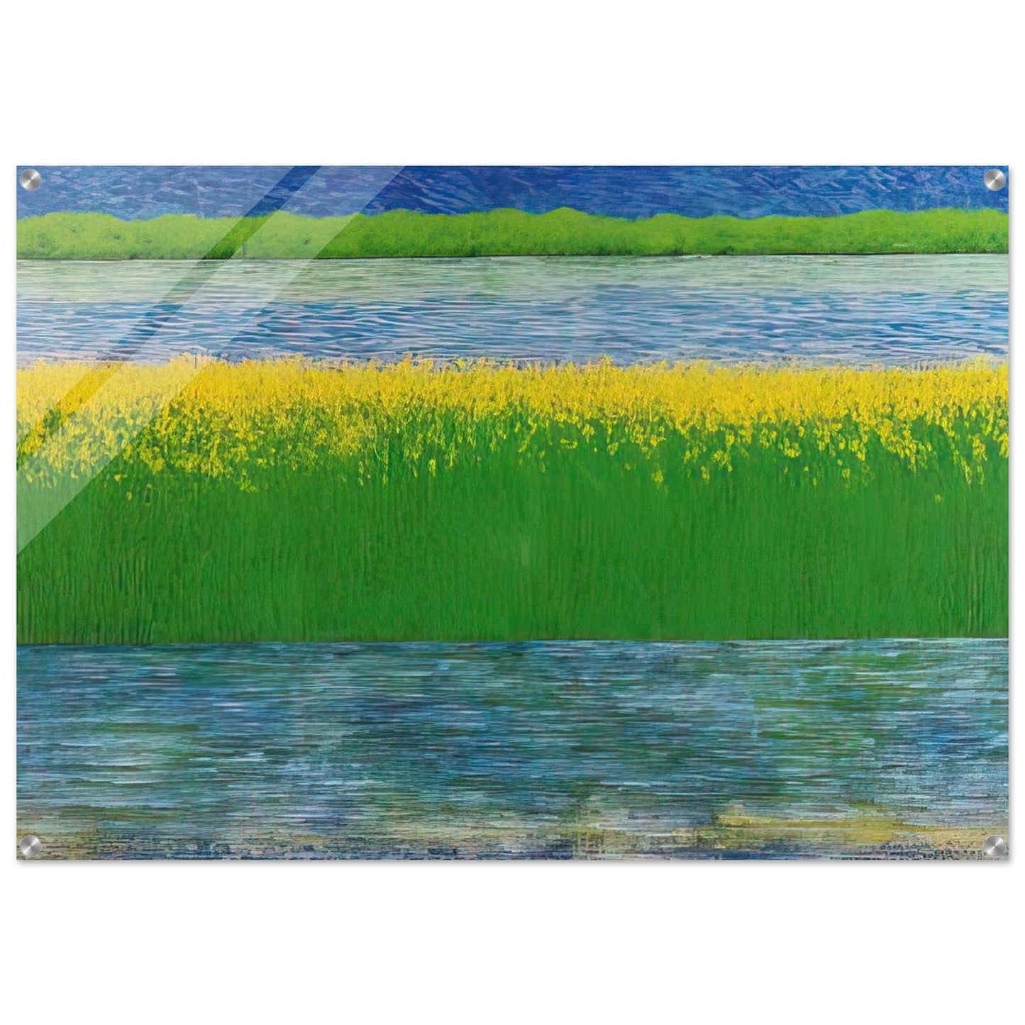 Sea of Grass - 1983 - Jimmy Ernst Acrylic Print - 70x100 cm / 28x40″ inches | Jimmy Ernst Wall Art | Jimmy Ernst Prints