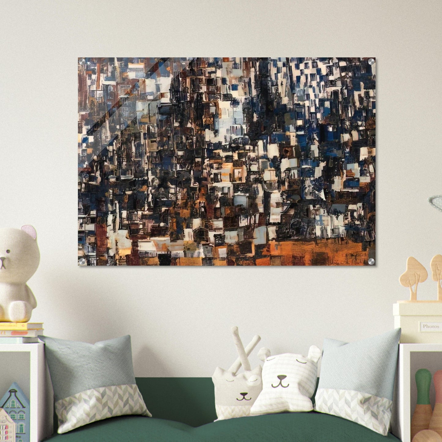 Danse - Tachisme - Maria Helena Vieira da Silva Acrylic Print - 70x100 cm / 28x40″ inches