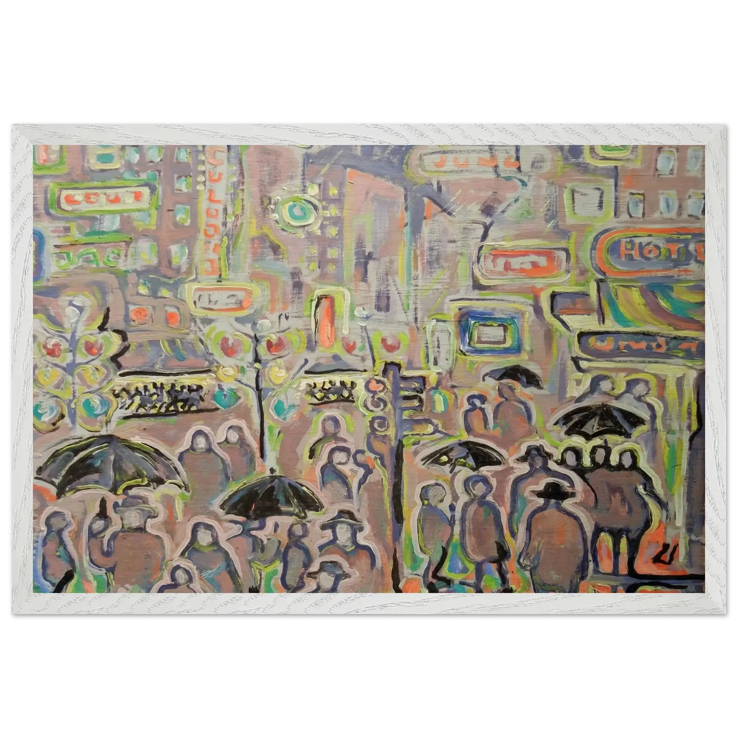 Walter Inglis Anderson - Walter Anderson Wall art - 30x45 cm / 12x18 inches - Premium Wooden Framed Poster With Fine Art Paper - White frame