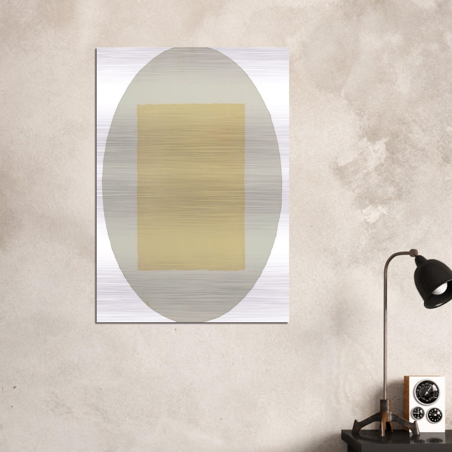Untitled from Seven Aquatints - Robert Ryman Brushed Aluminum Print - 70x100 cm / 28x40 inches | Robert Ryman Aluminum Print | Robert Ryman Prints
