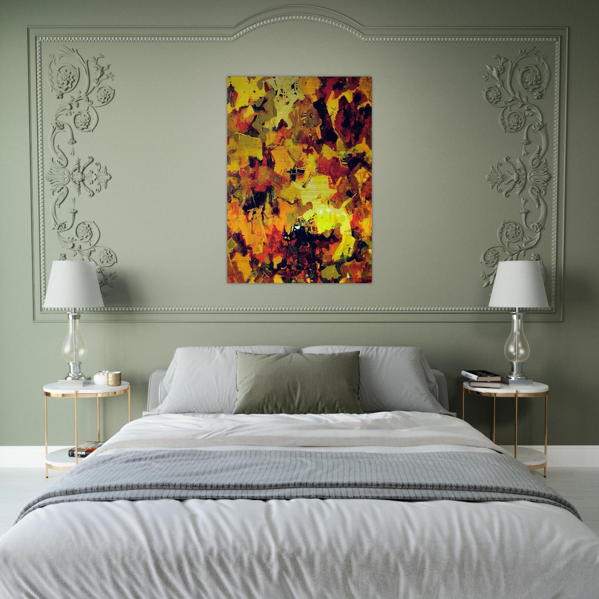 LANDSCAPE WITH SKY 1951 - Audrey Flack Brushed Aluminum Print - 70x100 cm / 28x40 inches | Audrey Flack Aluminum Print | Audrey Flack Prints