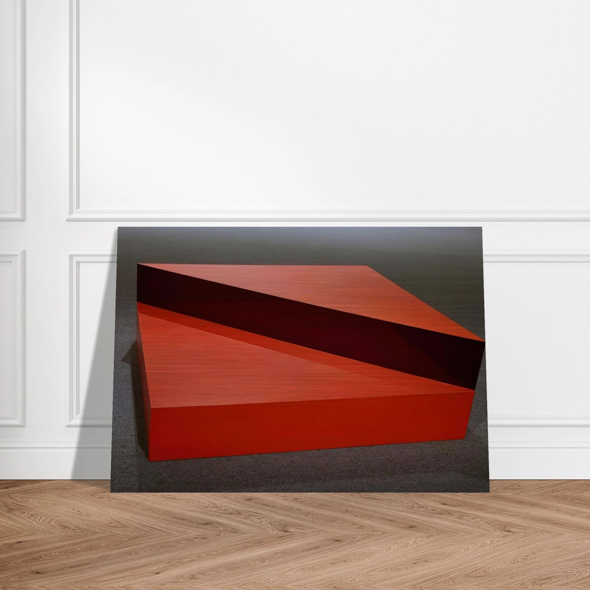 Untitled - 1963 - Donald Judd Brushed Aluminum Print - 70x100 cm / 28x40 inches | Donald Judd Aluminum Print | Donald Judd Prints
