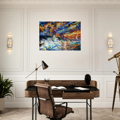 Leonid Afremov - Leonid Afremov Brushed Aluminum Print - 70x100 cm / 28x40 inches | Leonid Afremov Aluminum Print | Leonid Afremov Prints