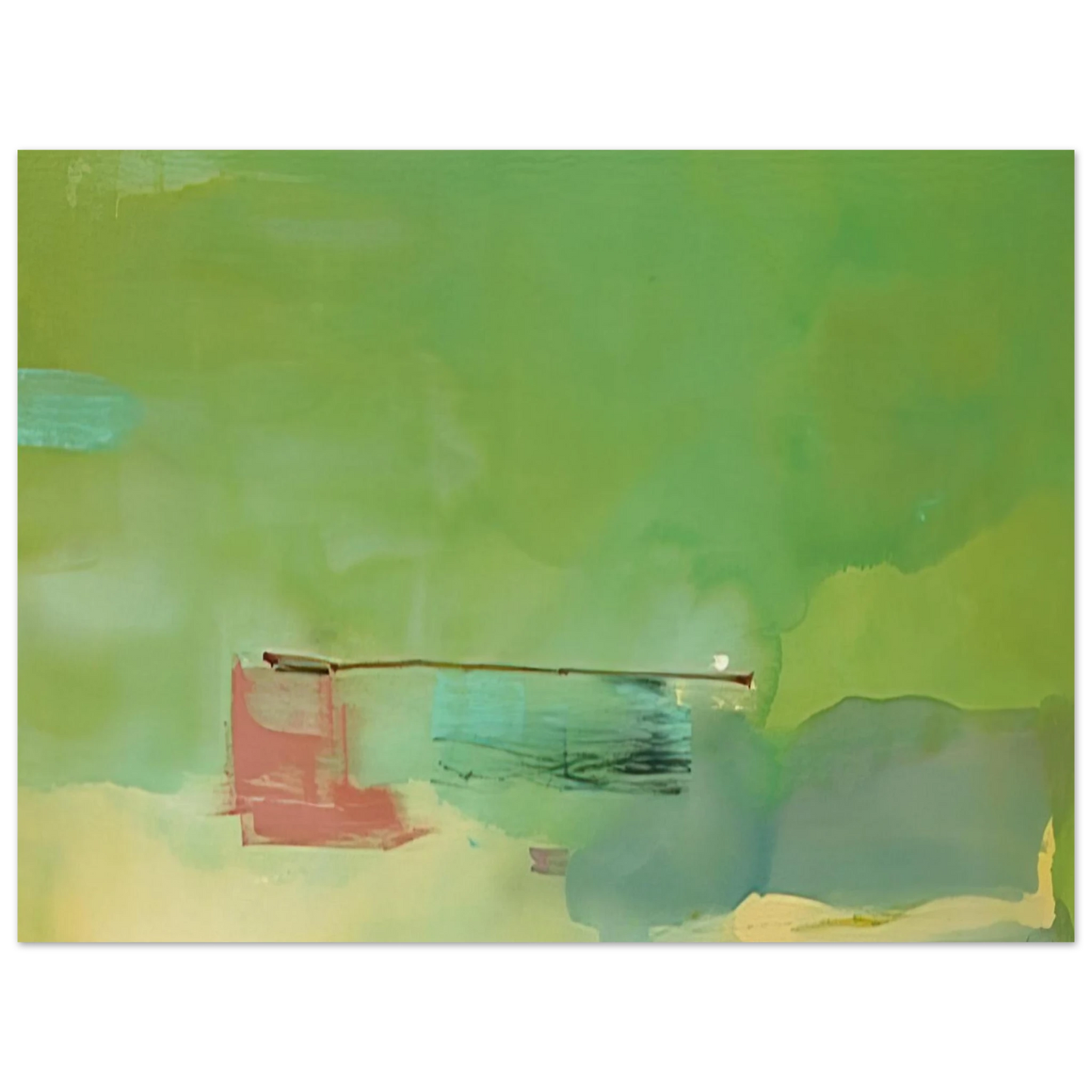 Helen Frankenthaler - Springscape - 1975 Wall art - 30x40 cm / 12x16 inches - Fine Art Poster-canvas - -