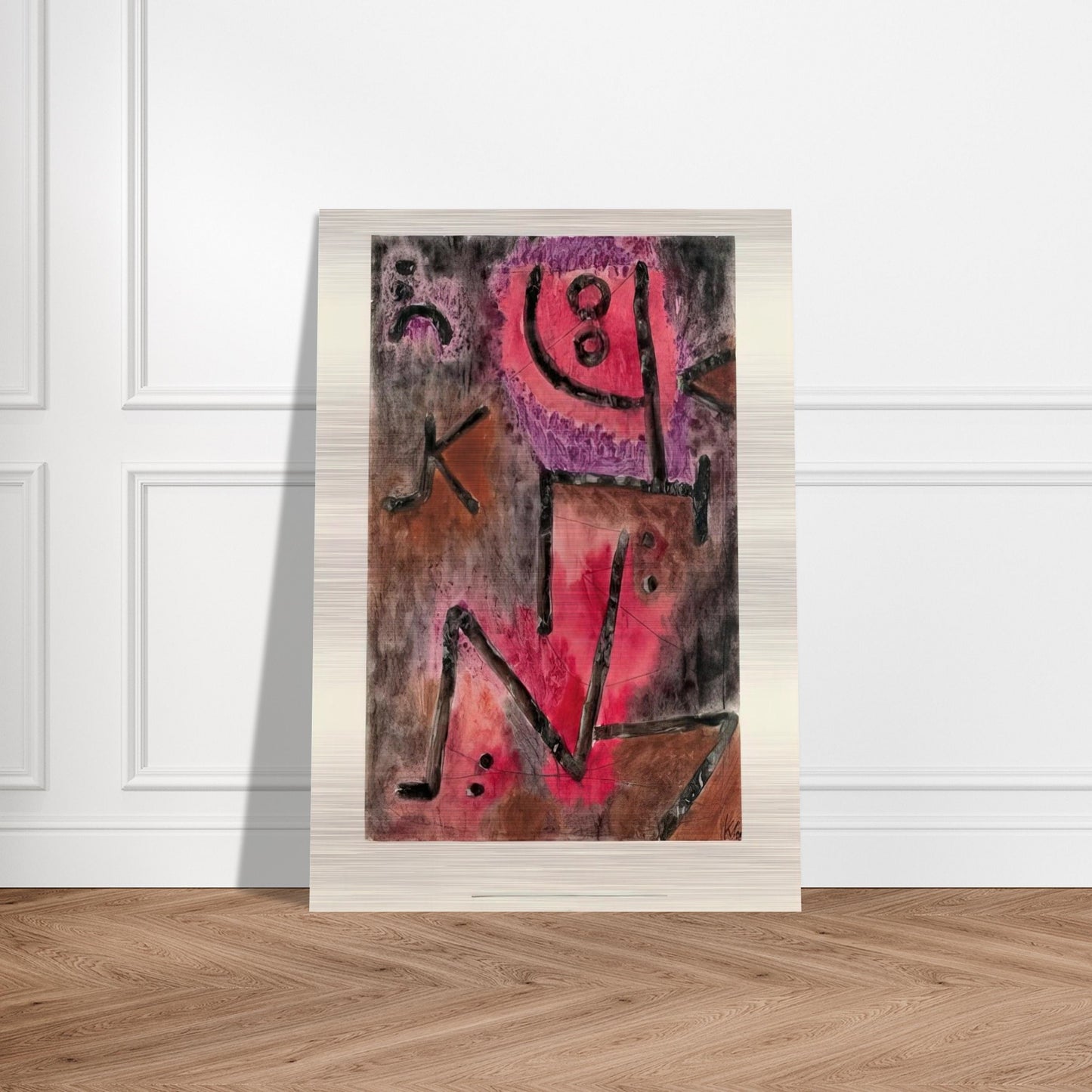 AFTER ANNEALING 1940 - Paul Klee Brushed Aluminum Print - 70x100 cm / 28x40 inches | Paul Klee Aluminum Print | Paul Klee Prints