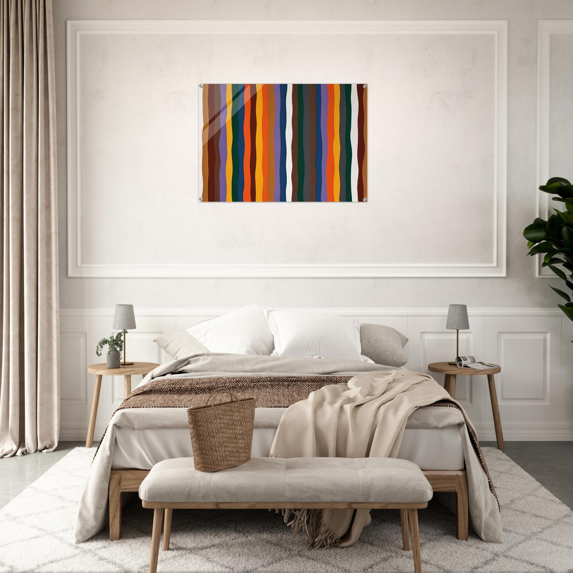 #20 - 1977 - Karl Benjamin Acrylic Print - 70x100 cm / 28x40″ inches | Karl Benjamin Wall Art | Karl Benjamin Prints