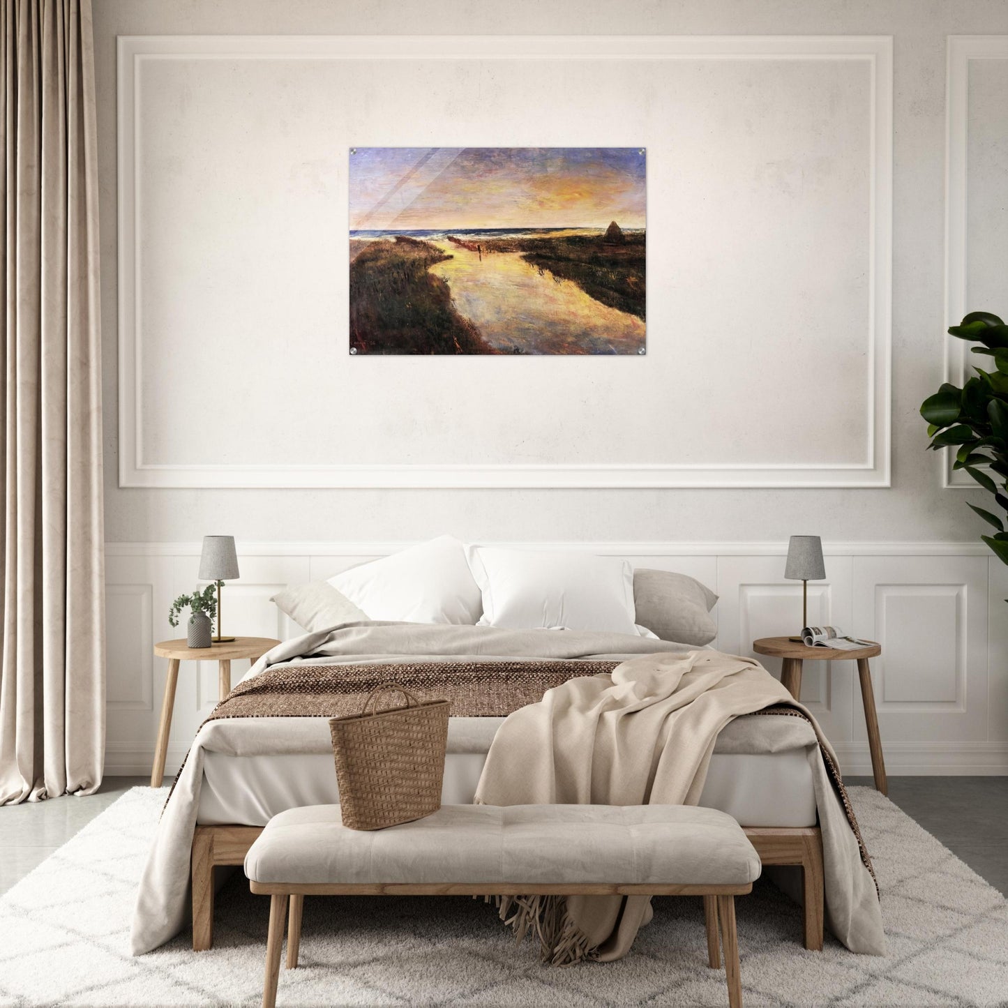 FOCE DEL CINQUALE 1928 - Carlo Carra Acrylic Print - 70x100 cm / 28x40″ inches