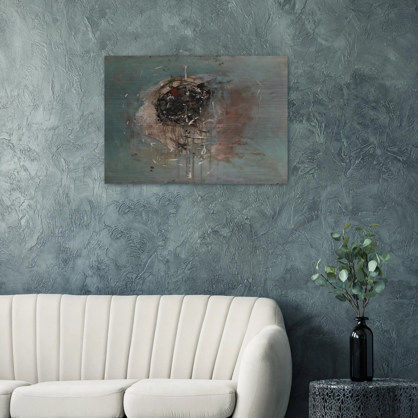 Composition - 1948 - Wols Brushed Aluminum Print - 70x100 cm / 28x40 inches | Wols Aluminum Print | Wols Prints