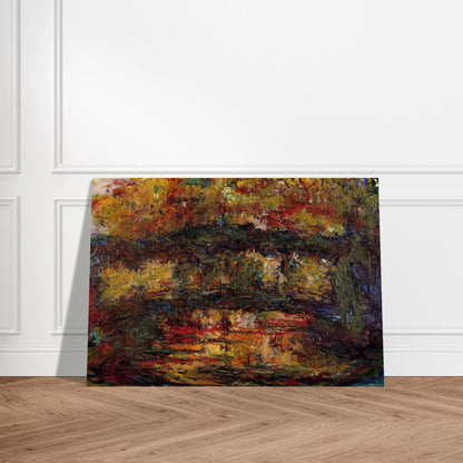 The Japanese Bridge 4 - claude monet Brushed Aluminum Print - 70x100 cm / 28x40 inches | claude monet Aluminum Print | claude monet Prints