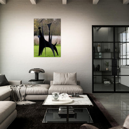 THE DOG - Alexander Calder Brushed Aluminum Print - 70x100 cm / 28x40 inches | Alexander Calder Aluminum Print | Alexander Calder Prints