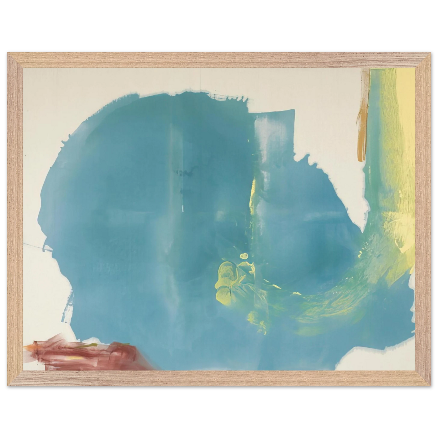 Helen Frankenthaler - Where Necessary - 1977 Wall art - 70x100 cm / 28x40 inches - Fine Art Poster-canvas - -