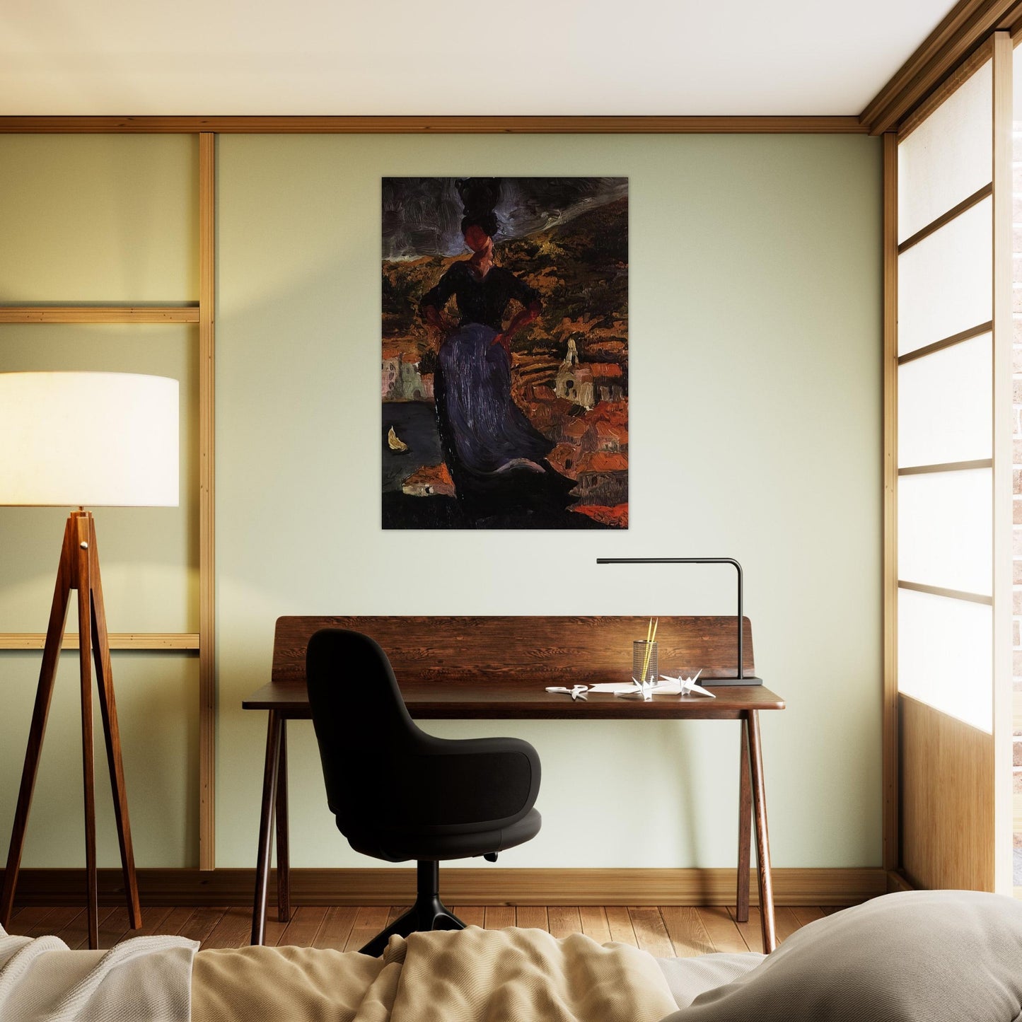 PORTRAIT OF HORTENSIA - Salvador Dali Brushed Aluminum Print - 70x100 cm / 28x40 inches | Salvador Dali Aluminum Print | Salvador Dali Prints