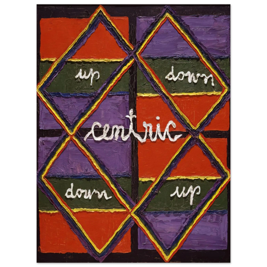 Alfred Jensen - Interlacing Colors I - 1959  75x100 cm / 30x40inches Fine Art Poster