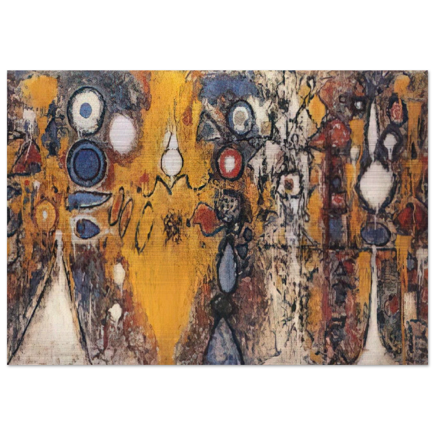 Number 1 - Richard Pousette-Dart Brushed Aluminum Print - 70x100 cm / 28x40 inches | Richard Pousette-Dart Aluminum Print | Richard Pousette-Dart Prints