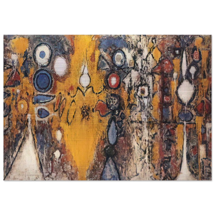 Number 1 - Richard Pousette-Dart Brushed Aluminum Print - 70x100 cm / 28x40 inches | Richard Pousette-Dart Aluminum Print | Richard Pousette-Dart Prints