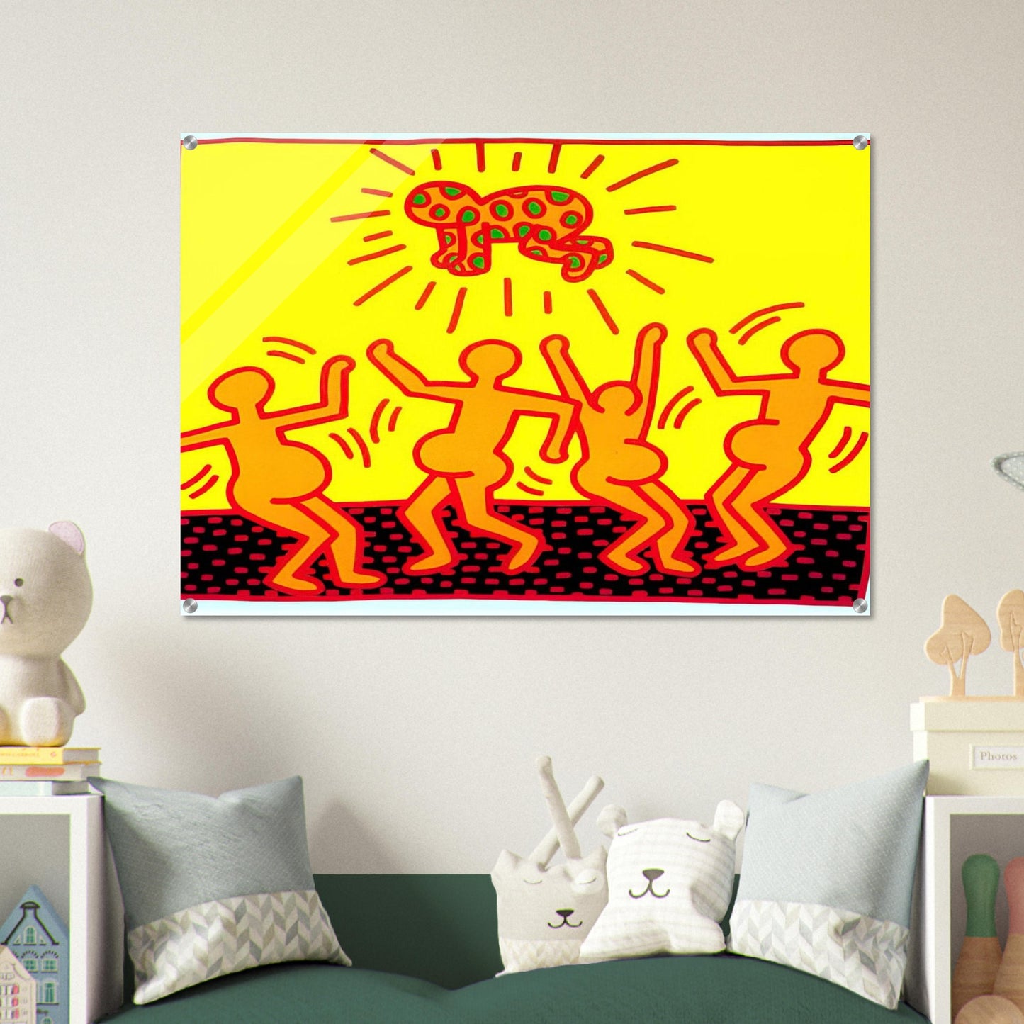 UNTITLED 1983 1 - Keith Haring Acrylic Print - 70x100 cm / 28x40″ inches