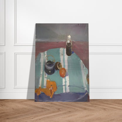 Still Life with Orange Peel - Richard Diebenkorn Brushed Aluminum Print - 70x100 cm / 28x40 inches | Richard Diebenkorn Aluminum Print | Richard Diebenkorn Prints