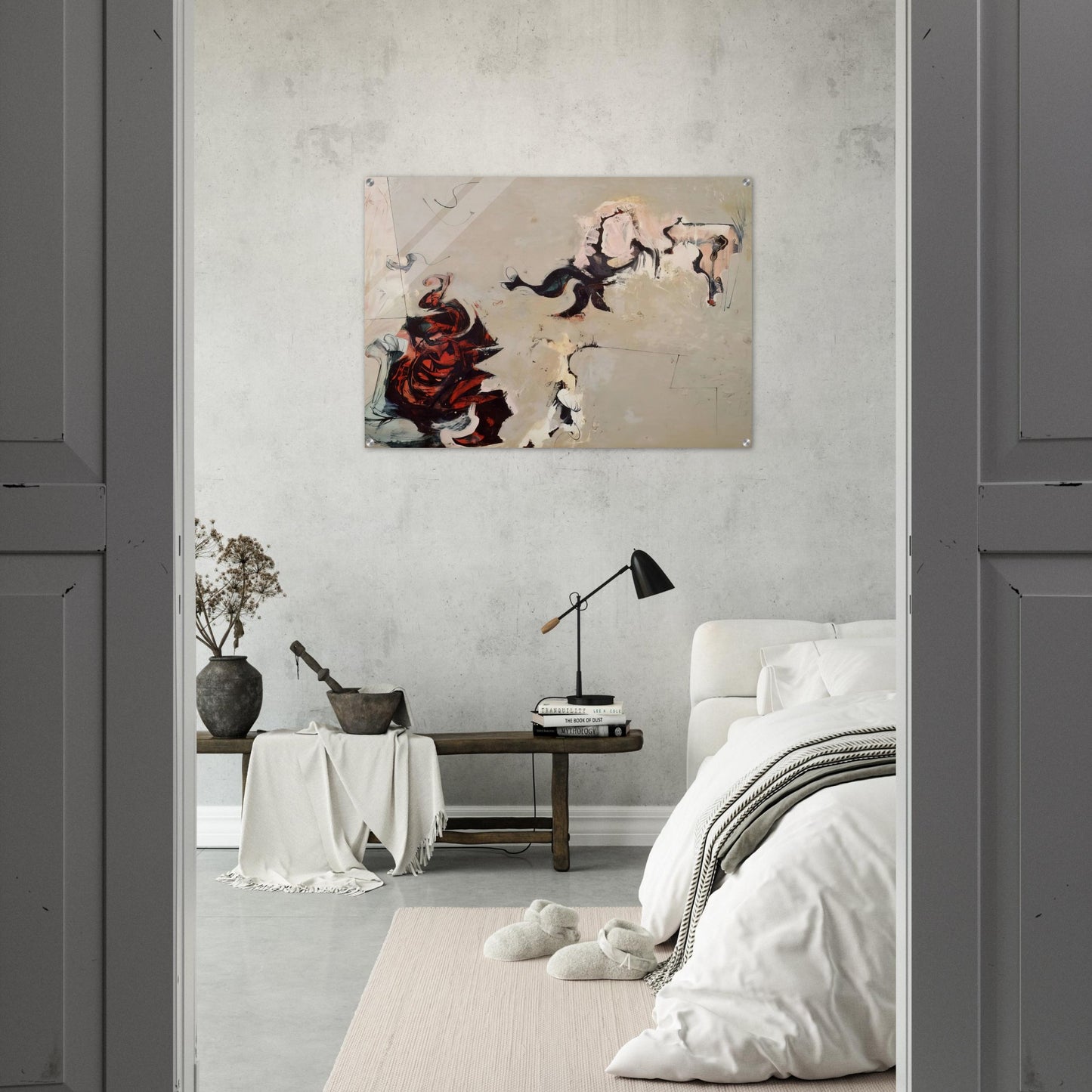 Untitled - 1959 - Hassel Smith Acrylic Print - 70x100 cm / 28x40″ inches