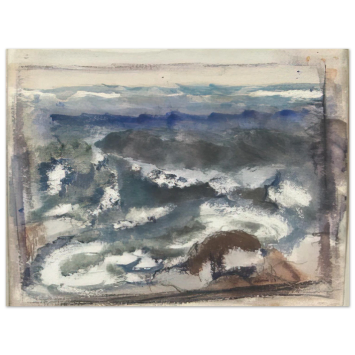 John Marin - The Sea - 1923  75x100 cm / 30x40inches Fine Art Poster