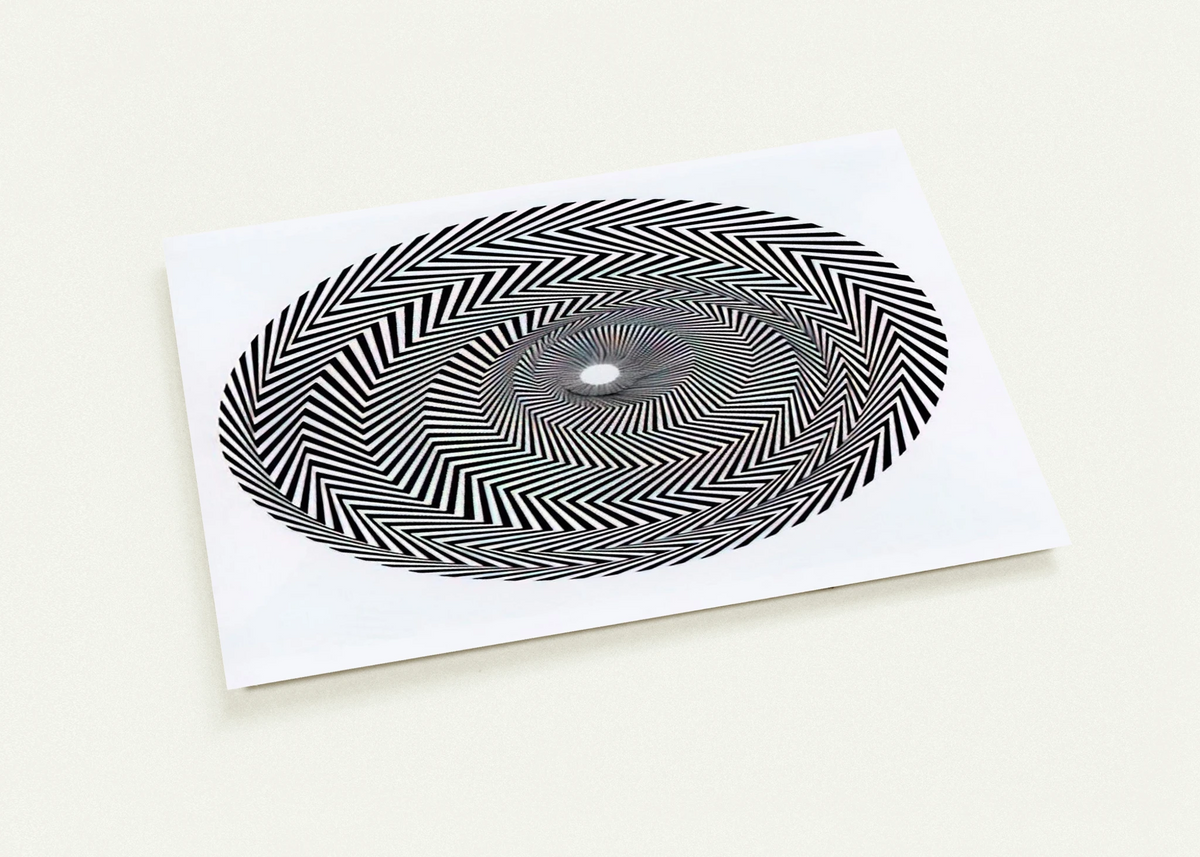 BLAZE 1 1962 By Bridget Riley Pack of 10 Post Cards | Bridget Riley Post Cards | A6 (10.5 x 14.8 cm) - 4.1 x 5.8 inches