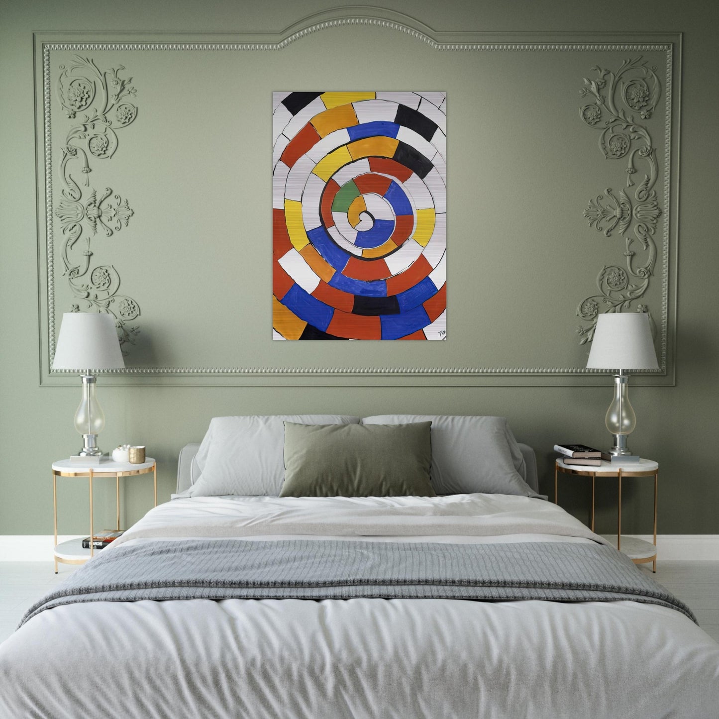 SPIRAL 1970 - Alexander Calder Brushed Aluminum Print - 70x100 cm / 28x40 inches | Alexander Calder Aluminum Print | Alexander Calder Prints