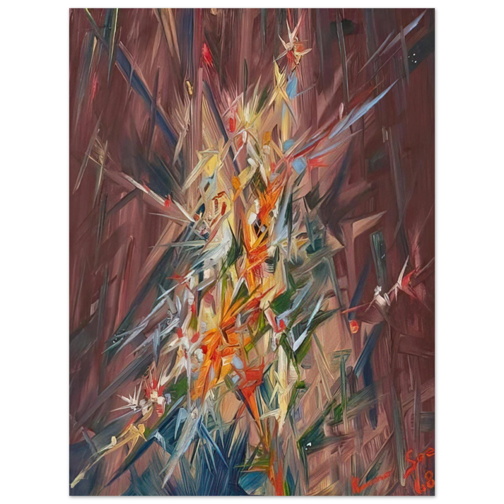 Konrad Zuse - Untitled - 1968  75x100 cm / 30x40inches Fine Art Poster