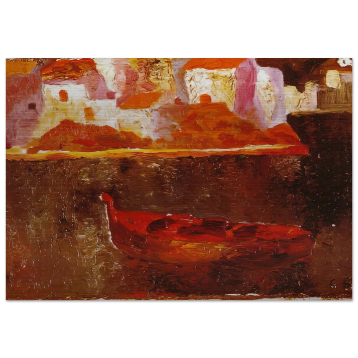 PUNTA ES BALUARD DE LA RIBA D EN PITXOT 1919 - Salvador Dali Brushed Aluminum Print - 70x100 cm / 28x40 inches | Salvador Dali Aluminum Print | Salvador Dali Prints