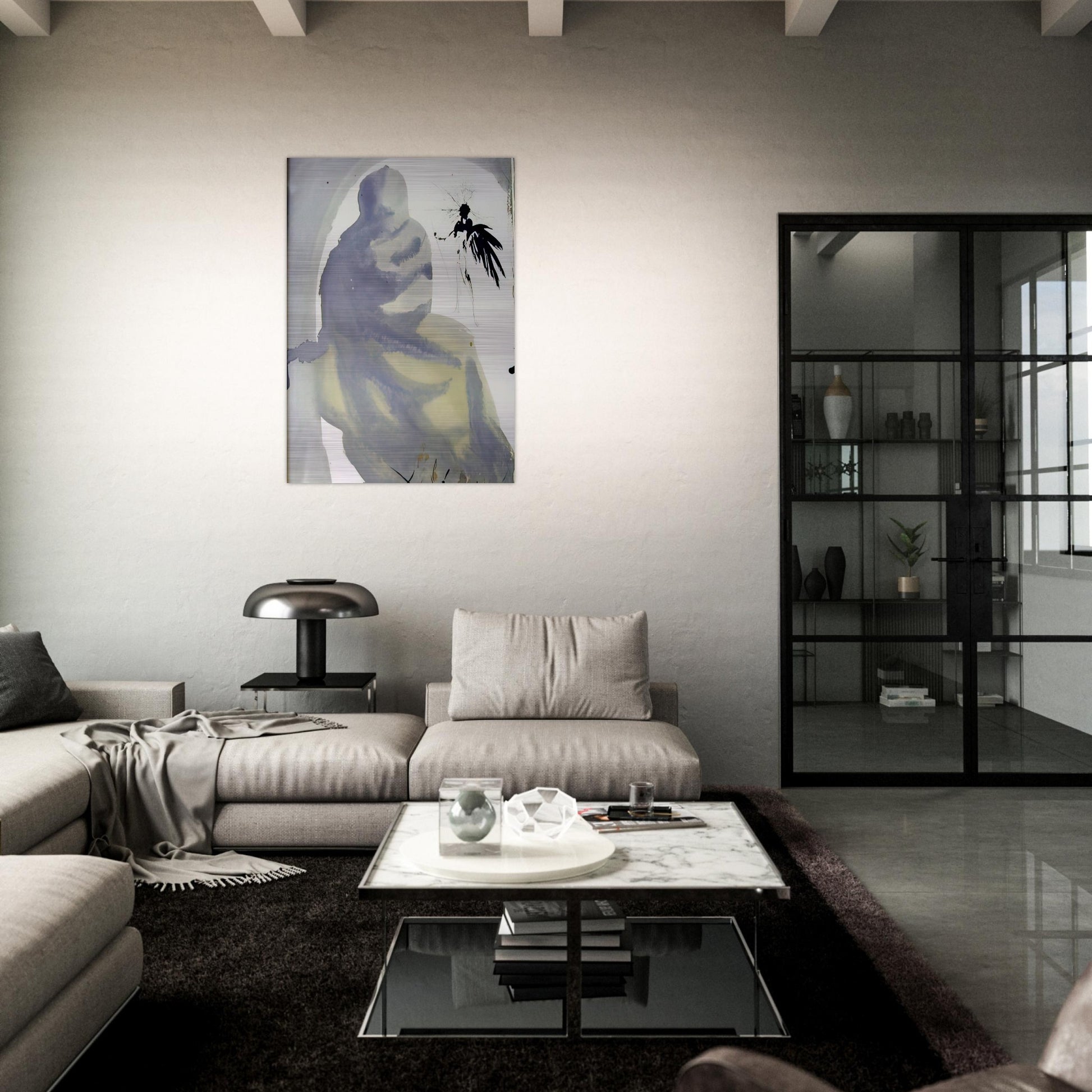 SEDUXISTI ME DOMINE 1967 - Salvador Dali Brushed Aluminum Print - 70x100 cm / 28x40 inches | Salvador Dali Aluminum Print | Salvador Dali Prints