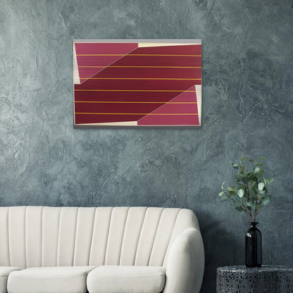Line Rotation - 1964 - Larry Zox Brushed Aluminum Print - 70x100 cm / 28x40 inches | Larry Zox Aluminum Print | Larry Zox Prints