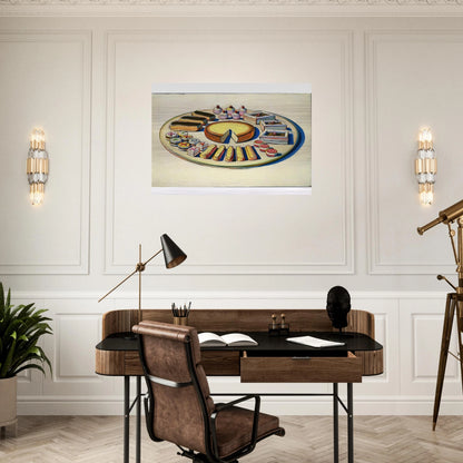 French Pastries - 1963 - Wayne Thiebaud Brushed Aluminum Print - 70x100 cm / 28x40 inches | Wayne Thiebaud Aluminum Print | Wayne Thiebaud Prints