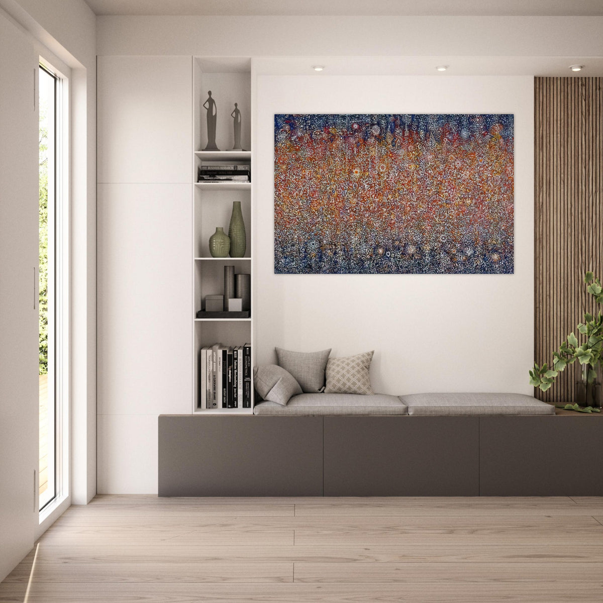 Celebration, Birth - 1976 - Richard Pousette-Dart Art Prints - 100x150 cm / 40x60″ inches | Richard Pousette-Dart Poster | Richard Pousette-Dart Prints