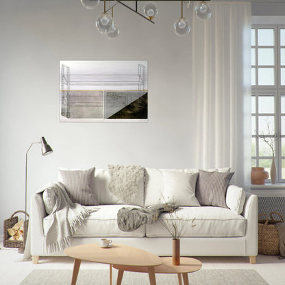 Large Trolley - 1972 - Dieter Roth Brushed Aluminum Print - 70x100 cm / 28x40 inches | Dieter Roth Aluminum Print | Dieter Roth Prints