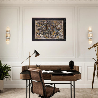 Bird in the Wind - Richard Pousette-Dart Brushed Aluminum Print - 70x100 cm / 28x40 inches | Richard Pousette-Dart Aluminum Print | Richard Pousette-Dart Prints