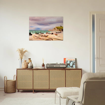 ROPES ON THE BEACH AT ETRETAT 1920 - Henri Matisse Brushed Aluminum Print - 70x100 cm / 28x40 inches | Henri Matisse Aluminum Print | Henri Matisse Prints