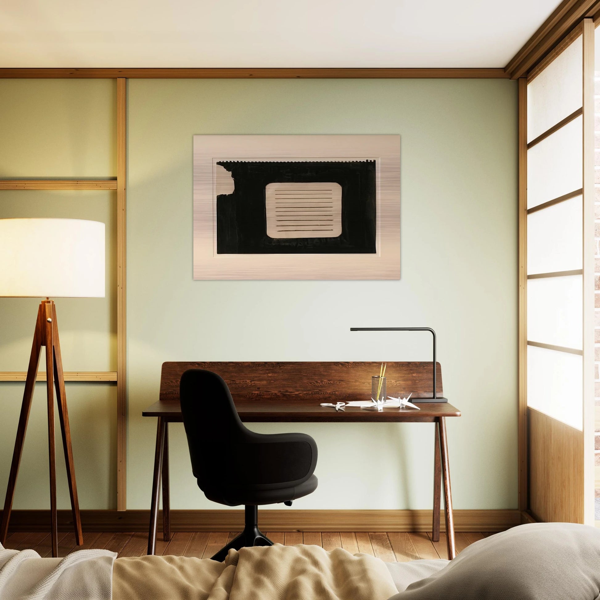 Untitled - 1962 - Donald Judd Brushed Aluminum Print - 70x100 cm / 28x40 inches | Donald Judd Aluminum Print | Donald Judd Prints