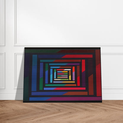 Myrina - 1995 - Piero Dorazio Brushed Aluminum Print - 70x100 cm / 28x40 inches | Piero Dorazio Aluminum Print | Piero Dorazio Prints