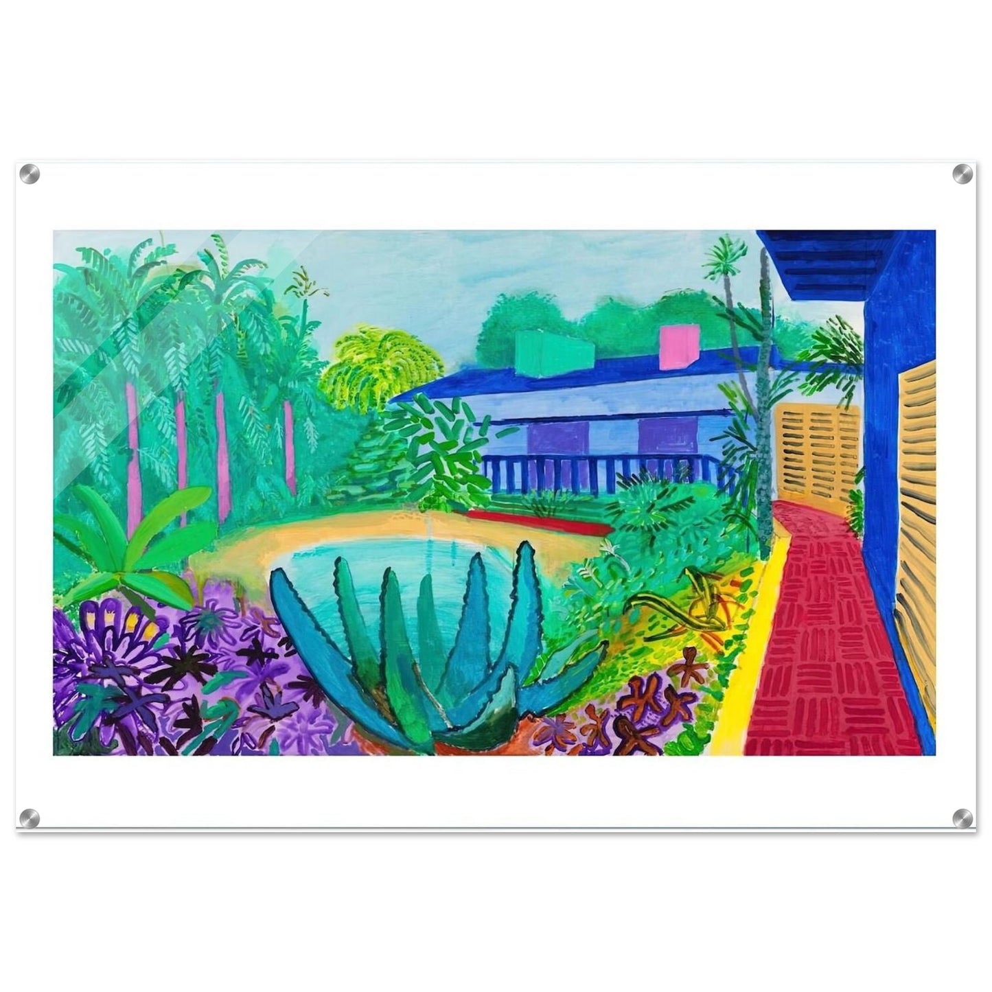 David Hockney - David Hockney Acrylic Print - 70x100 cm / 28x40″ inches | David Hockney Art | Artwork by David Hockney