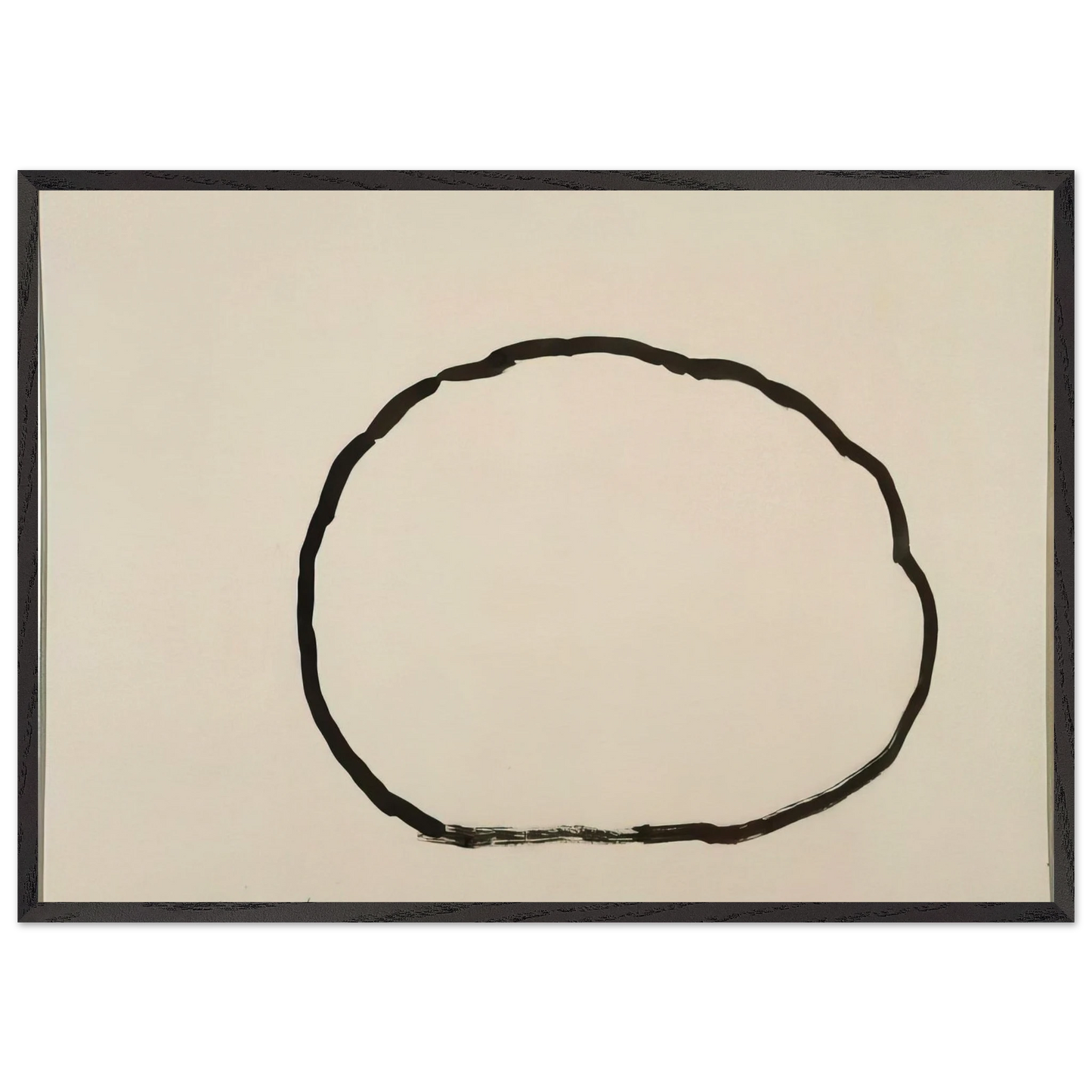 UNTITLED 6 N2 - Philip Guston 70x100 cm / 28x40 inches Framed Art Print – Black Wooden Frame
