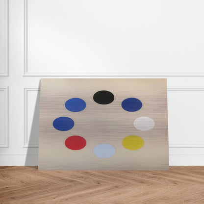Untitled Black Star - 1965 - Thomas Downing Brushed Aluminum Print - 70x100 cm / 28x40 inches | Thomas Downing Aluminum Print | Thomas Downing Prints