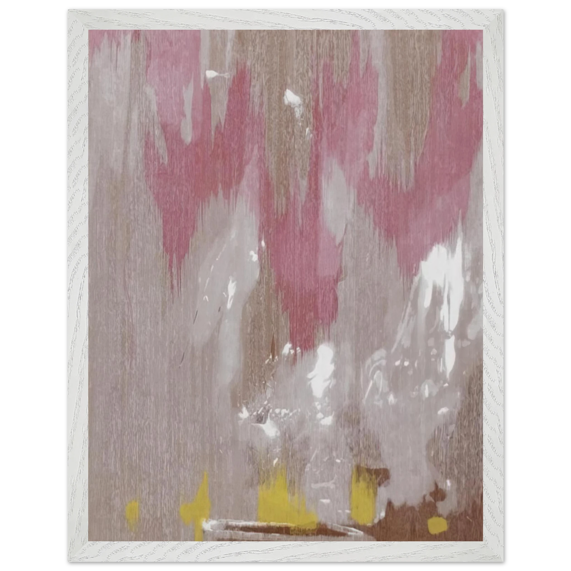 Helen Frankenthaler - Tales of Genji IV - 1998 Wall art - 21x29.7 cm / 8x12" - Premium Wooden Framed Poster With Fine Art Paper-canvas - Black frame