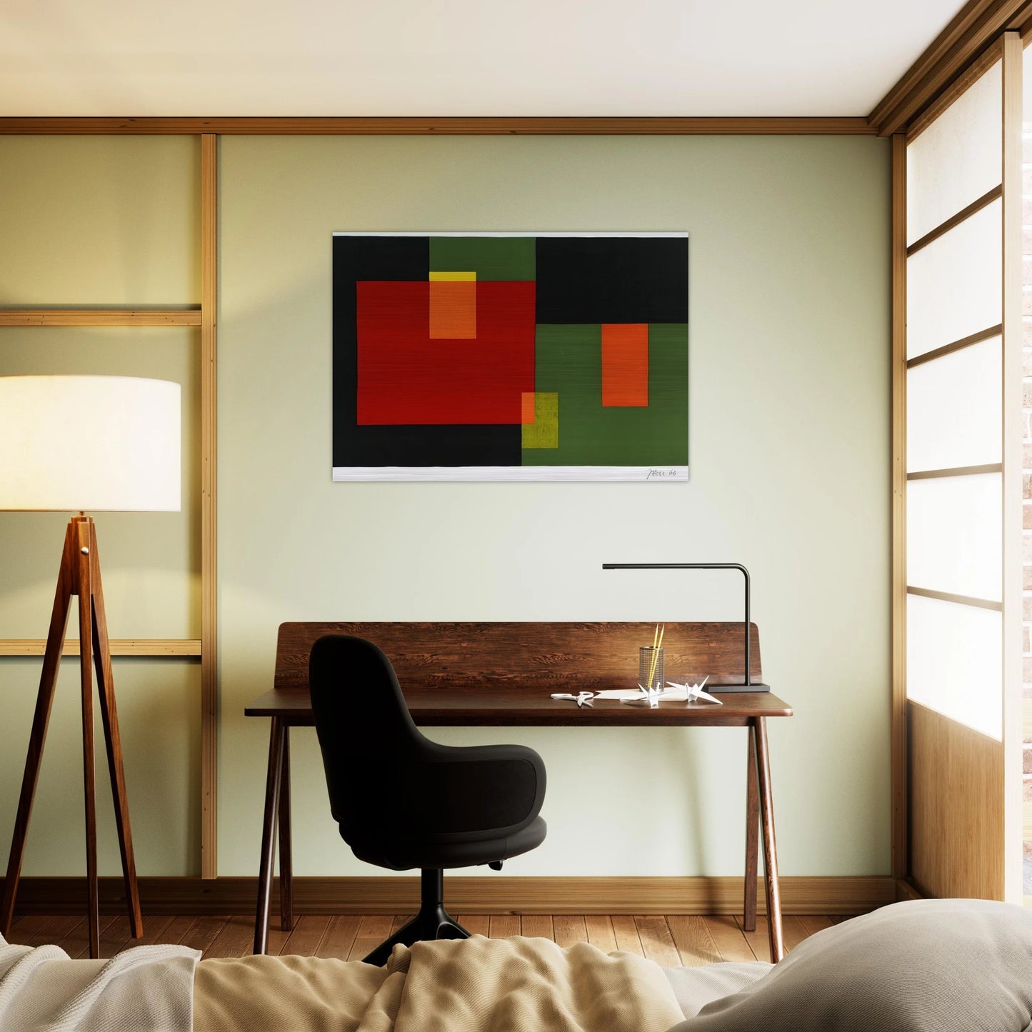 Untitled - 1966 - Johannes Itten Brushed Aluminum Print - 70x100 cm / 28x40 inches | Johannes Itten Aluminum Print | Johannes Itten Prints