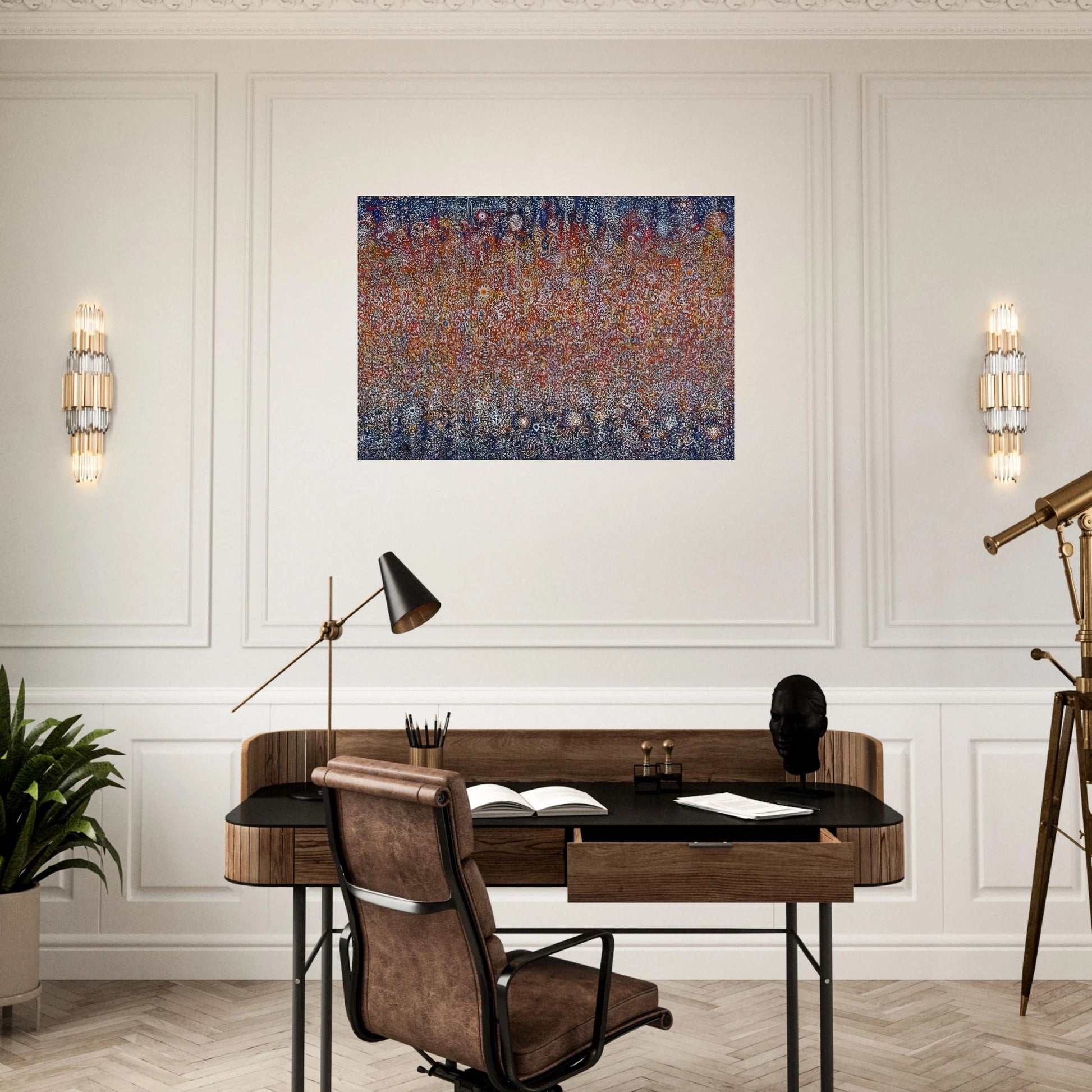 Celebration, Birth - 1976 - Richard Pousette-Dart Brushed Aluminum Print - 70x100 cm / 28x40 inches | Richard Pousette-Dart Aluminum Print | Richard Pousette-Dart Prints