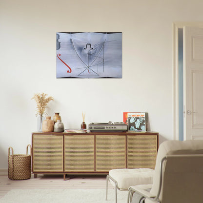 THE SWALLOW S TAIL - Salvador Dali Brushed Aluminum Print - 70x100 cm / 28x40 inches | Salvador Dali Aluminum Print | Salvador Dali Prints