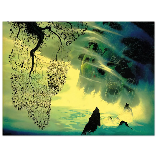 Eyvind Earle - A Swirl of Fog  75x100 cm / 30x40inches Fine Art Poster