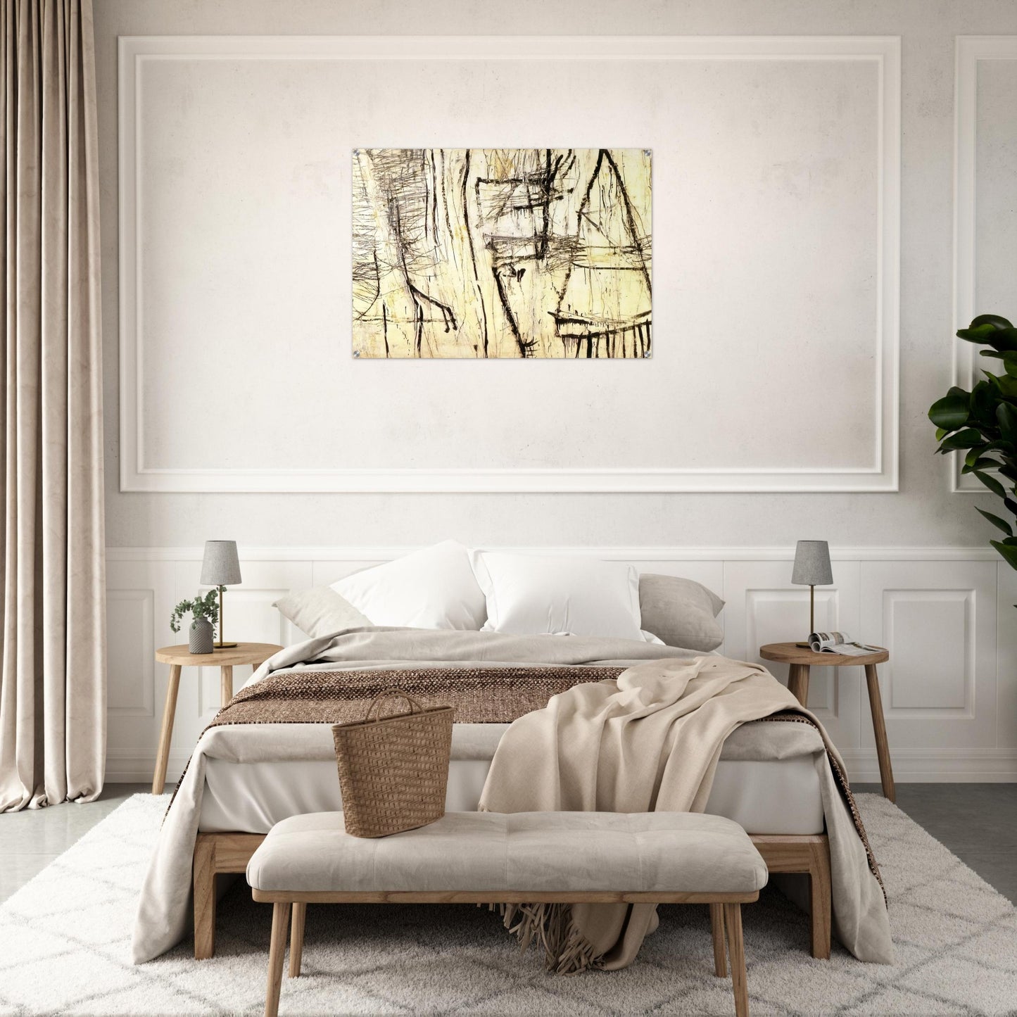 Tiznit - Cy Twombly Acrylic Print - 70x100 cm / 28x40″ inches | Cy Twombly Wall Art | Cy Twombly Prints