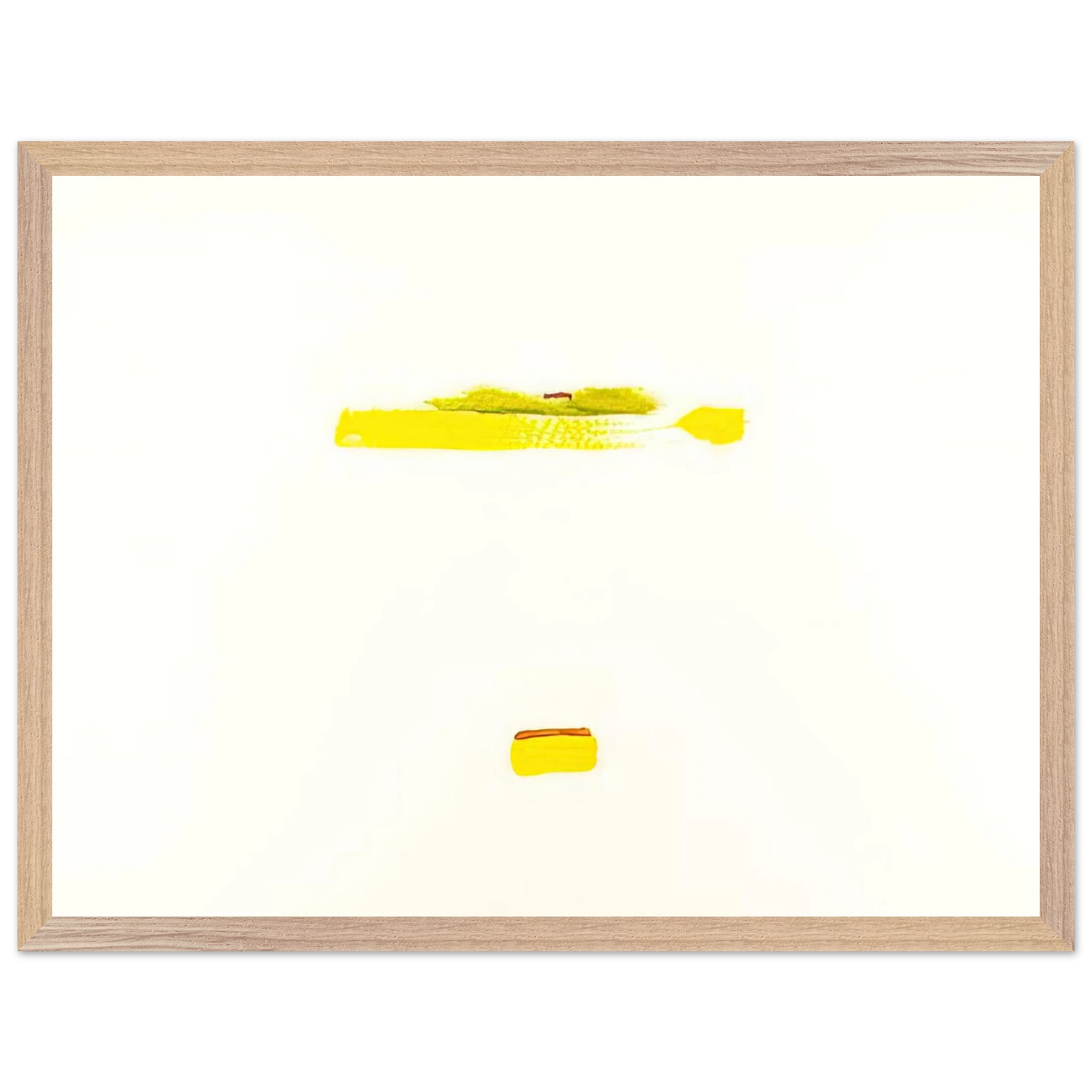 Helen Frankenthaler - New York III - 1972 Wall art - 20x25 cm / 8x10 inches - Premium Wooden Framed Poster With Fine Art Paper-canvas - Black frame