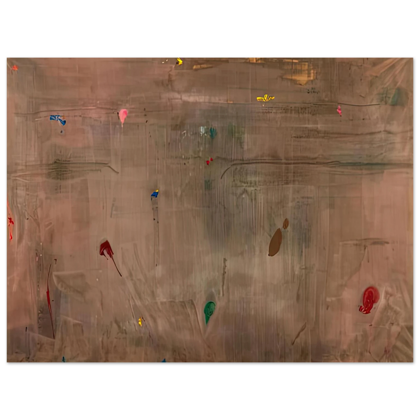 Helen Frankenthaler - Cathedral, 1982- Wall Art - 30x40 cm / 12x16 inches - Premium Wooden Framed Poster With Fine Art Paper-canvas - White frame