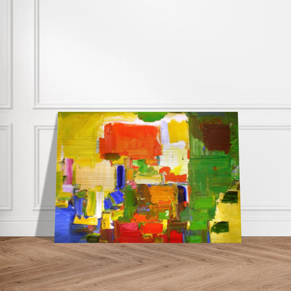 August Light - Hans Hofmann Brushed Aluminum Print - 70x100 cm / 28x40 inches | Hans Hofmann Aluminum Print | Hans Hofmann Prints