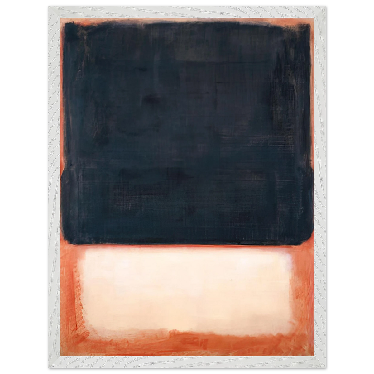 Mark Rothko - No. 7 Dark Over Light - 1954 Wall Art - 30x40 cm / 12x16 inches - Premium Wooden Framed Poster With Fine Art Paper-canvas - Wood frame